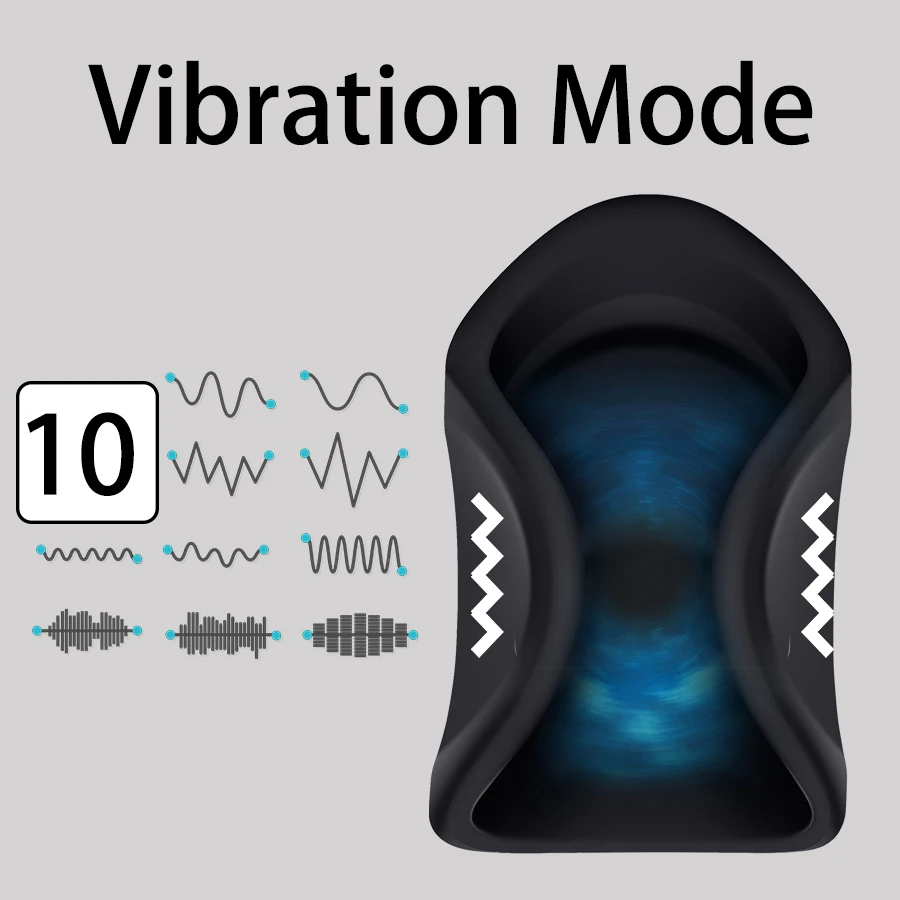 Мужской мастурбатор FLXUR 10 режимов силиконовое искусственное влагалище карманная