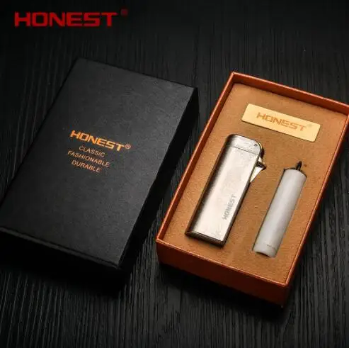 Высококачественная газовая надувная Зажигалка в стиле ретро подаропосылка из