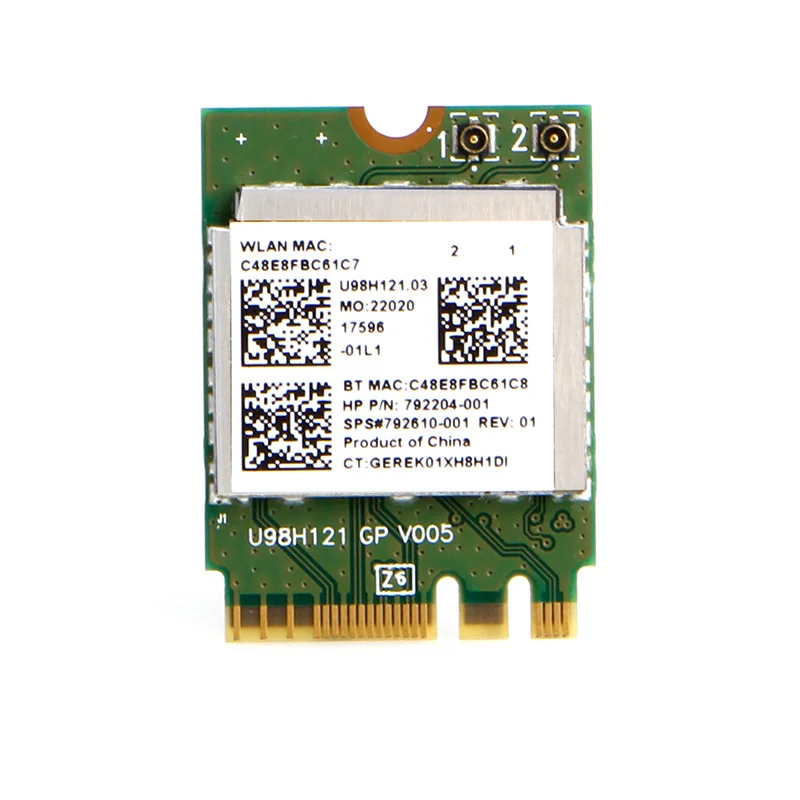 

Mini Wireless WIFI RTL8723BE 792204-001 Card Interface for hp DELL
