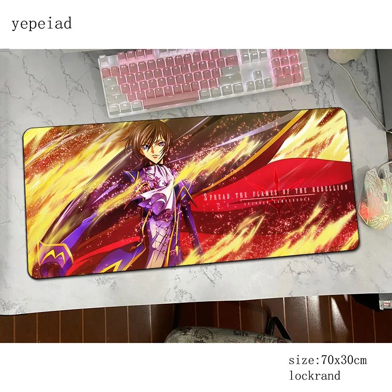 Коврик для мыши Code Geass 700x300x3 мм цветной эргономичный гаджет коврики офисного