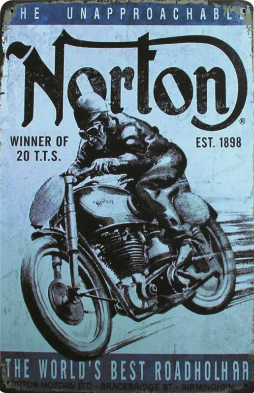 Новый Индийский металлический знак на мотоцикл ВИНТАЖНЫЙ ПЛАКАТ гаража Декор