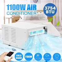 1100w desktop air conditioner 220v coldheat 24 hour timer w remote control led control panel air conditione for home office
