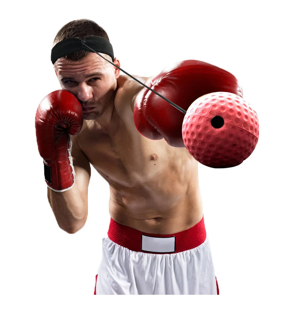 Boxing Training Reflex Speed Punch Ball MMA Sanda Raising Reaction Hand Eye Gym Muay Thai fIst Boxe Exercise Fitness Easy Use