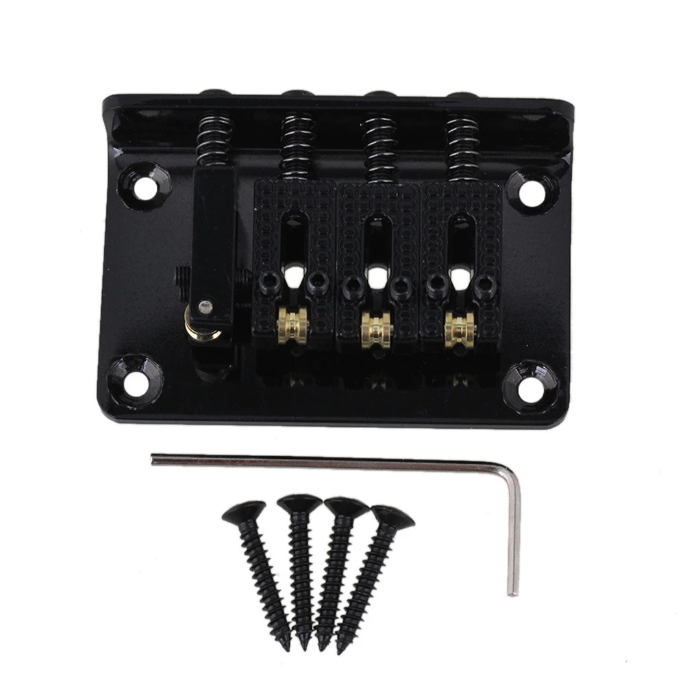 Черный мост с фиксированной задней частью для 4 струнной сигарной коробки