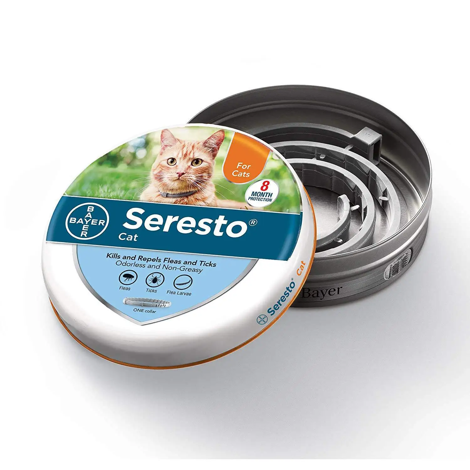 

Cat Dog Collar Seresto Removes Fleas And Ticks Necklace Cats Retractable Deworming Collar Pets Accessories Dogs Supplies