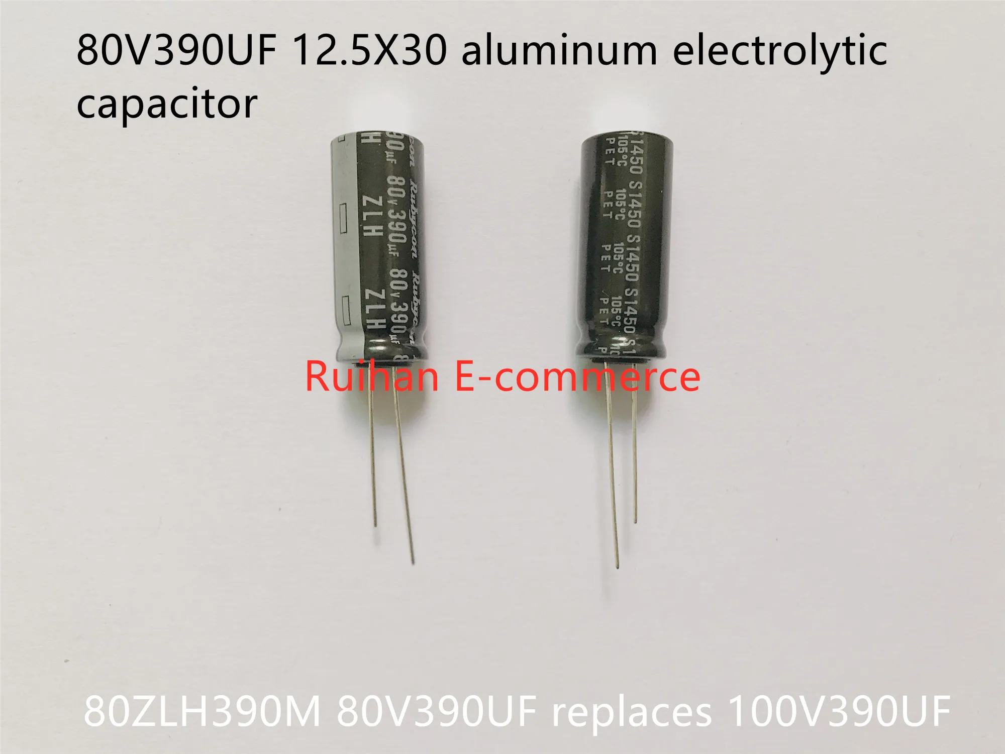 

Original new 100% 80V390UF 12.5X30 aluminum electrolytic capacitor 80ZLH390M replaces 100V390UF (Inductor)
