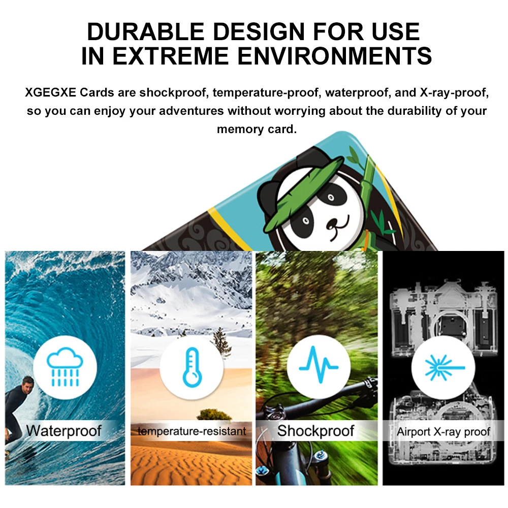 XGEGXE Micro SD 16GB 32GB 64GB 128GB Memory Card C10 Fashion TF Card Flash Drive for Android