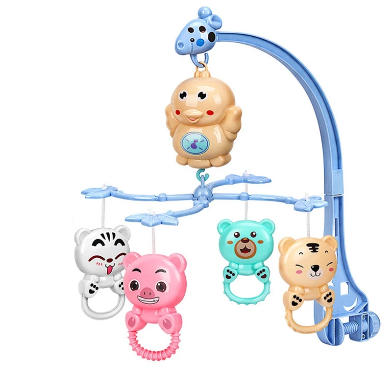 

Baby Crib Rattles Music Educational Toys Bed Bell Carousel for Cots Projection Infant Baby Toy 0-12 Months for Newborns