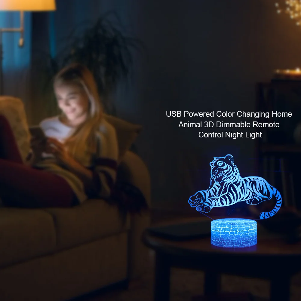 USB питание пульт дистанционного управления стенд животное затемнения спальня