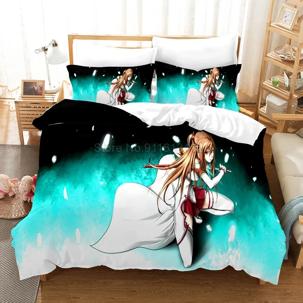 Набор постельного белья из мультфильма меч арт онлайн | Дом и сад