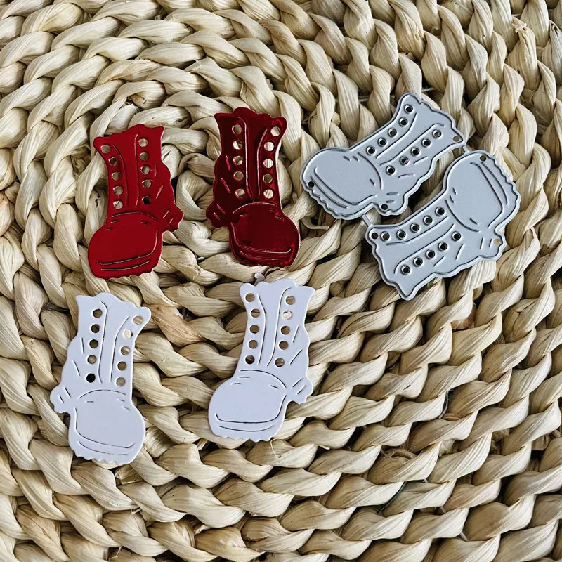 Мужские ботинки для обуви штамп скрапбукинга металлические Вырубные штампы