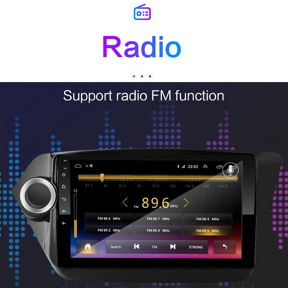 Автомагнитола 2DIN с GPS-навигацией Android 9 1 для Kia RIO 3 4 Rio 2010 2011 2012 2013 2014 2015 2016 2017 2018