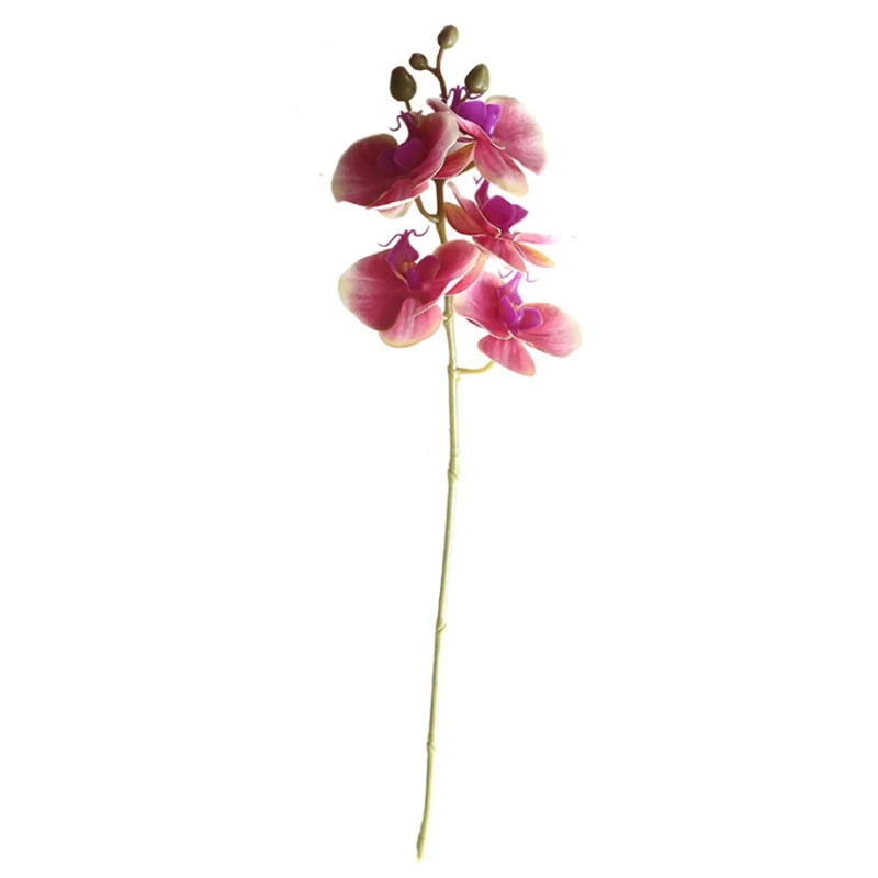 

Fake 3d Phalaenopsis orchid bouquet vases for dining table home decoration accessories wedding Scene set Artificial flowers