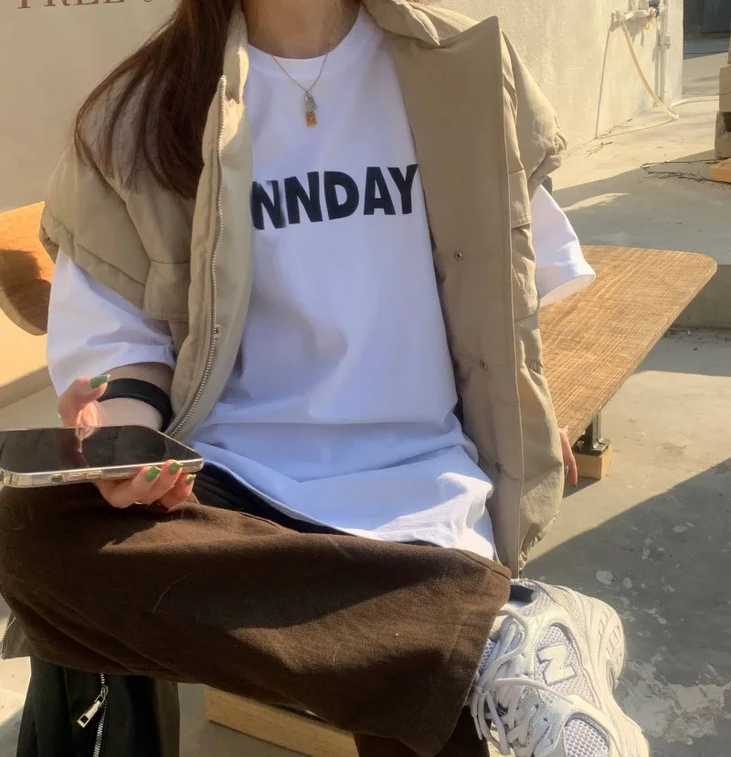 

Hong Kong Style Short Sleeve T-shirt Women's Summer 2021 New Loose Korean Style Fashionable Ins Student Harajuku BF Style Half