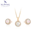 Xuping, модные ювелирные изделия, Новое поступление, очаровательный набор золотого цвета для женщин и девушек, подарок A00755832