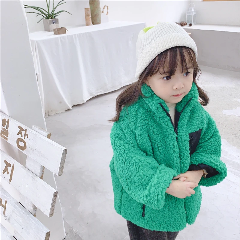 Детское пальто Сезон осень зима Новинка Детская кашемировая хлопковая парка из