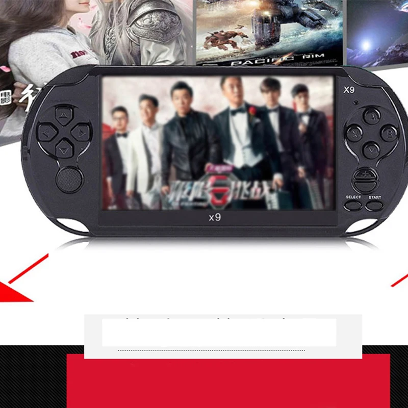 

ZL 48GB 128Bit Handheld Game Console 5.1 inch MP4 Video Game Console built-in 9450 game for arcade/gba/gbc/snes/fc/smd kid gift