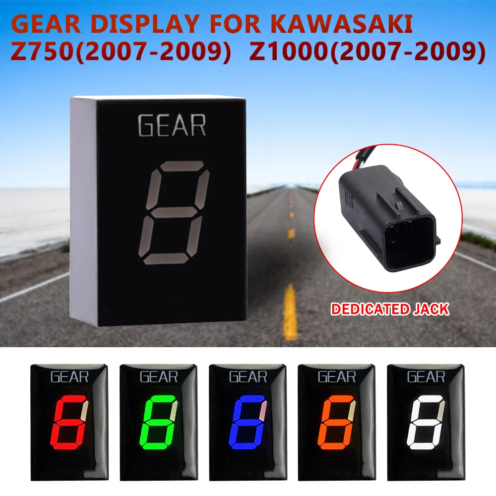 

For Kawasaki Z750 Z 750 Z1000 Z 1000 2007 2008 2009 Ecu Plug Direct Mount 1-6 Speed Motorcycle Gear Display Indicator
