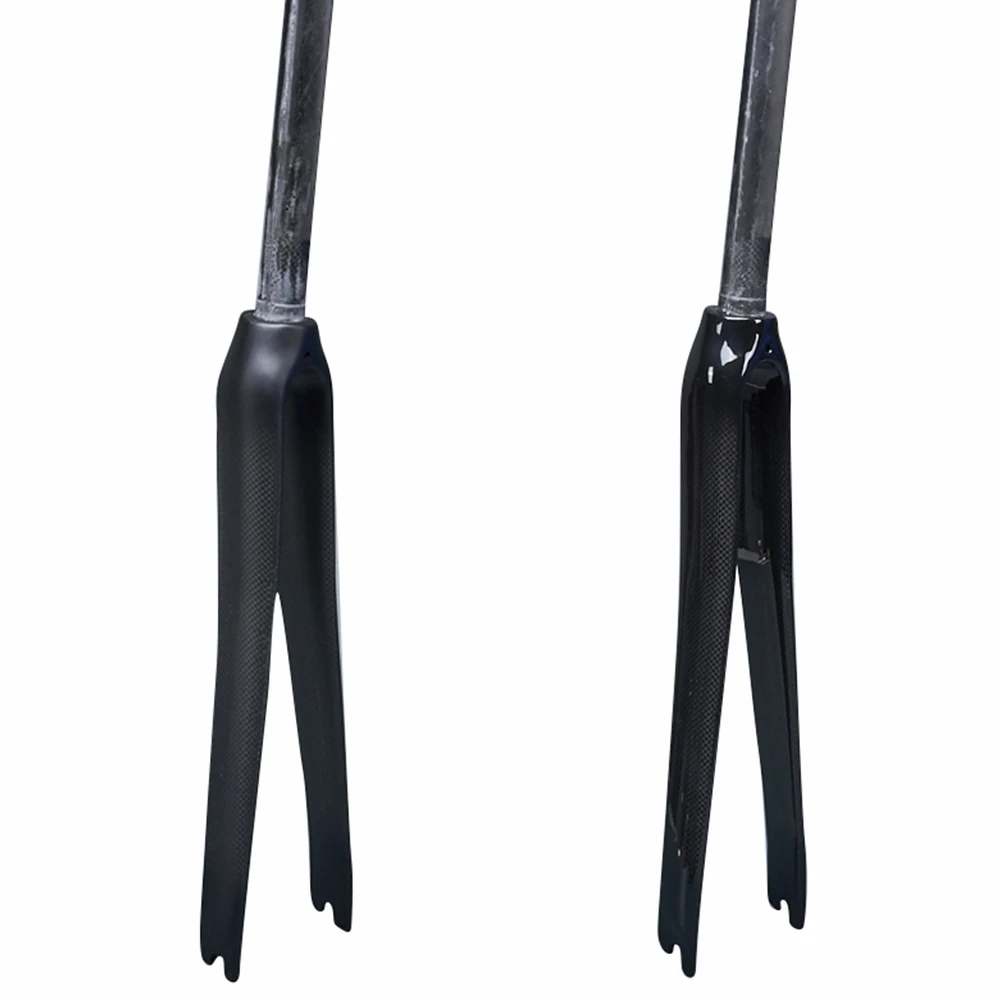 

Bicycle Road Bike Front Forks Full Carbon 700C 1-1/8" Straight Tube Rigid Fork 28.6mm Cycling Road Parts 3K Matt Gloss