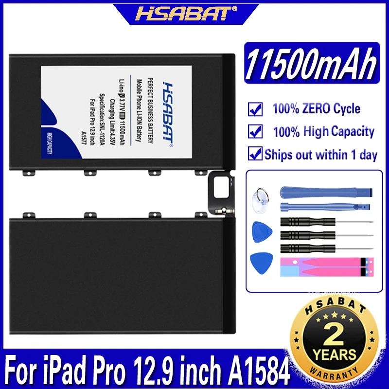 Аккумулятор для планшета HSABAT 11500 мАч A1584 A1652 A1577 аккумулятор iPad Pro 12 9 дюйма