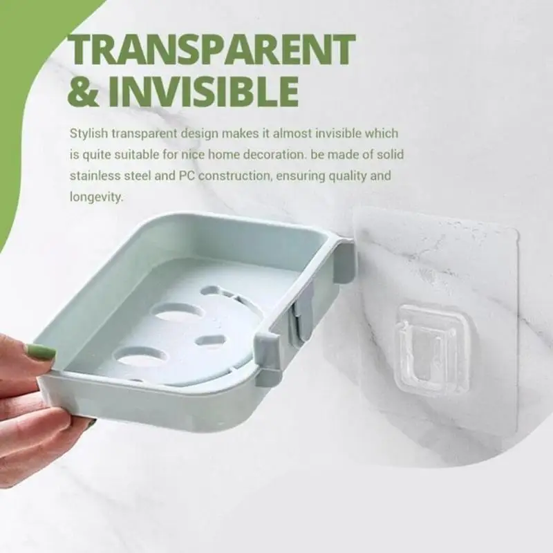 

Strong Double-Sided Adhesive Wall Hooks Wall Hooks Transparent Sucker Bathroo Hanger Wall Holder Cup Suction For home office