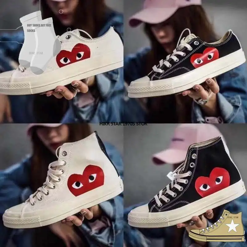 

Men Skateboarding Shoes Canvas Running Shoes Women Fashion Classic Shoes 1970S Chuck CDG Unisex Shoes STAR Sneakers Men