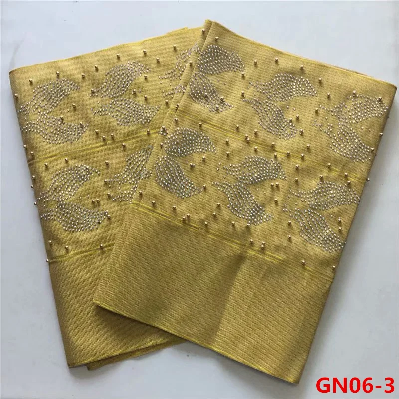

African high quality new Aso oke headtie New style nigerian aso oke headtie with beads