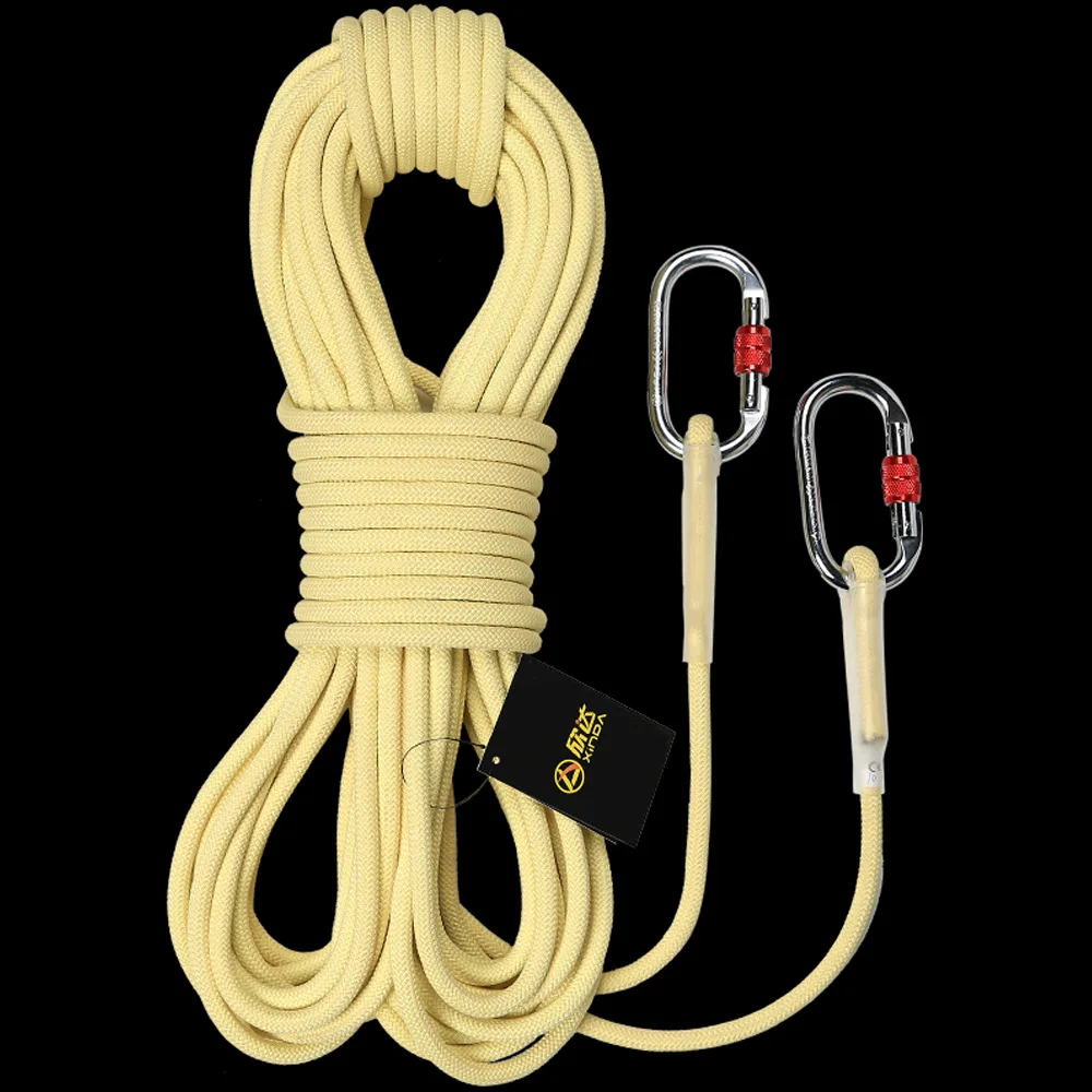 p302-6mm Cable drop equipment Kevlar wear-resistant rock climbing rappelling rope static rope climbing rope outdoor safety rope