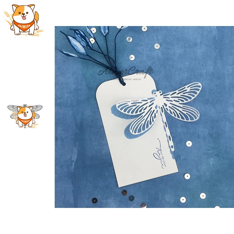 Металлические Вырубные штампы в виде животных aragfly искусственное рукоделие