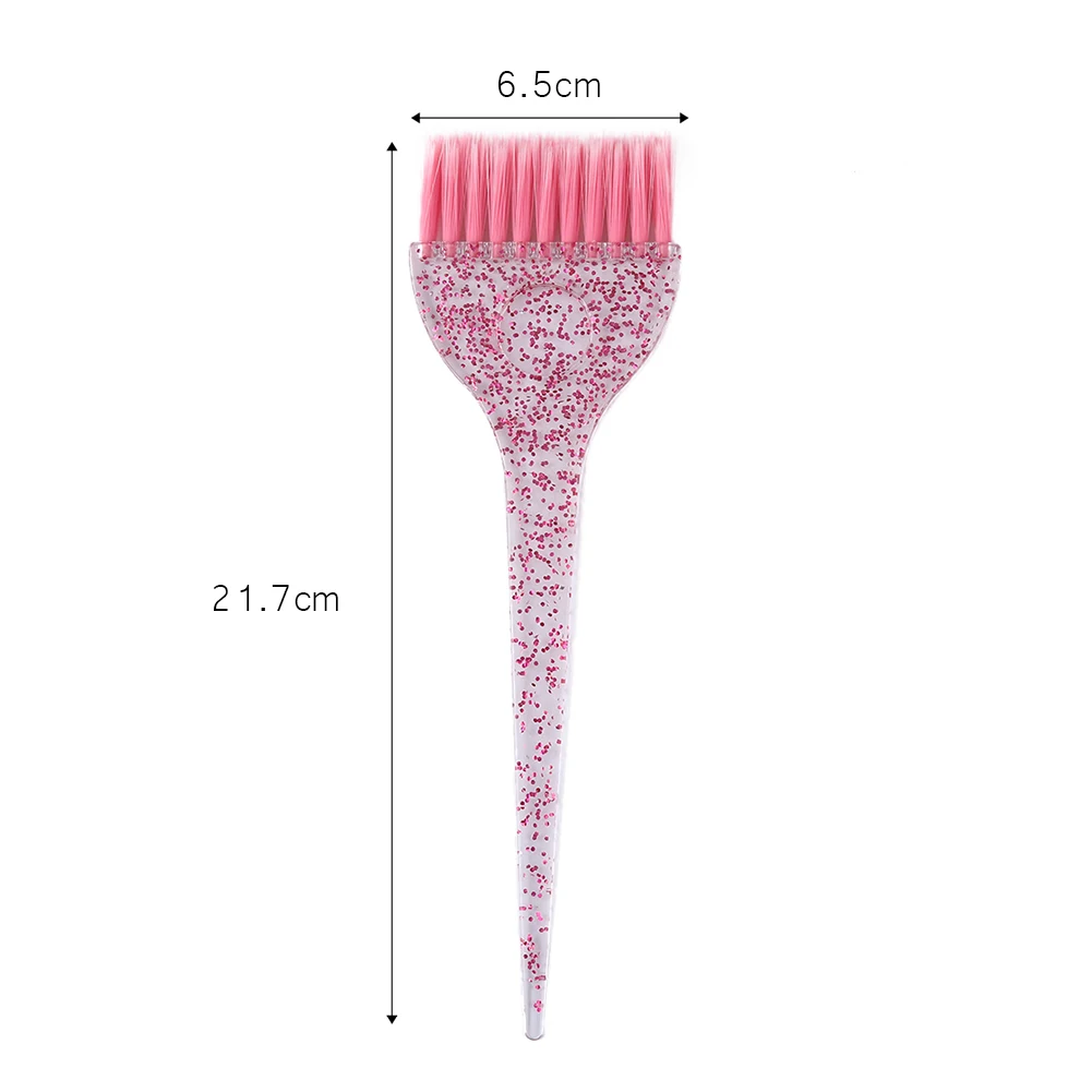 Professional Hair Dye Brush Plastic Crystal Coloring Applicator Comb Barber Tools Salon Styling Accessories | Красота и здоровье