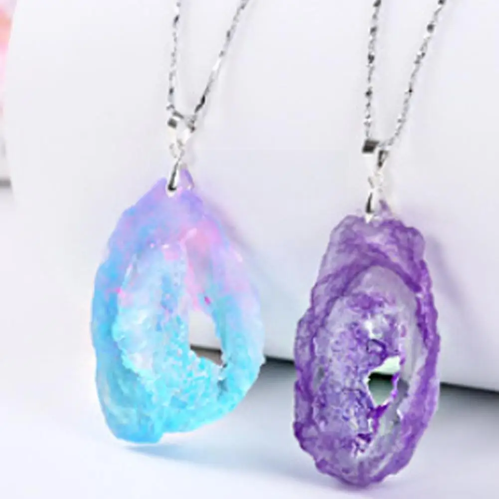 

1pcs Epoxy Transparent Resin Molds Resin Silicone Mold Crystal Resin Necklace Epoxy Jewelry Making Casting For DIY Mould M7K7
