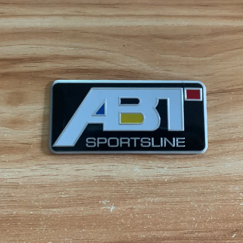 Автомобильный Стайлинг алюминиевые 3D наклейки с логотипом ABT для VW Golf 5 7 MK6 MK7 Polo Audi