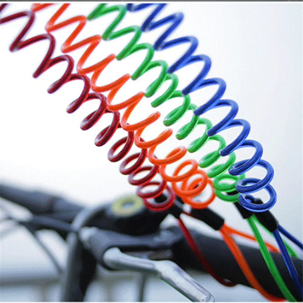 

Bicycle Security Disc Lock Reminder Bike Cable Multi Function Anti-theft Rope Stretched Rope for Bike Bicycle
