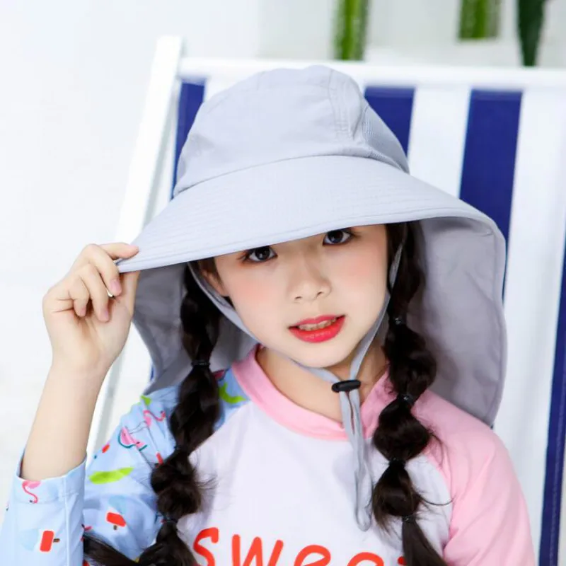 Детская рыболовная Кепка с широкими полями и завязками повседневная