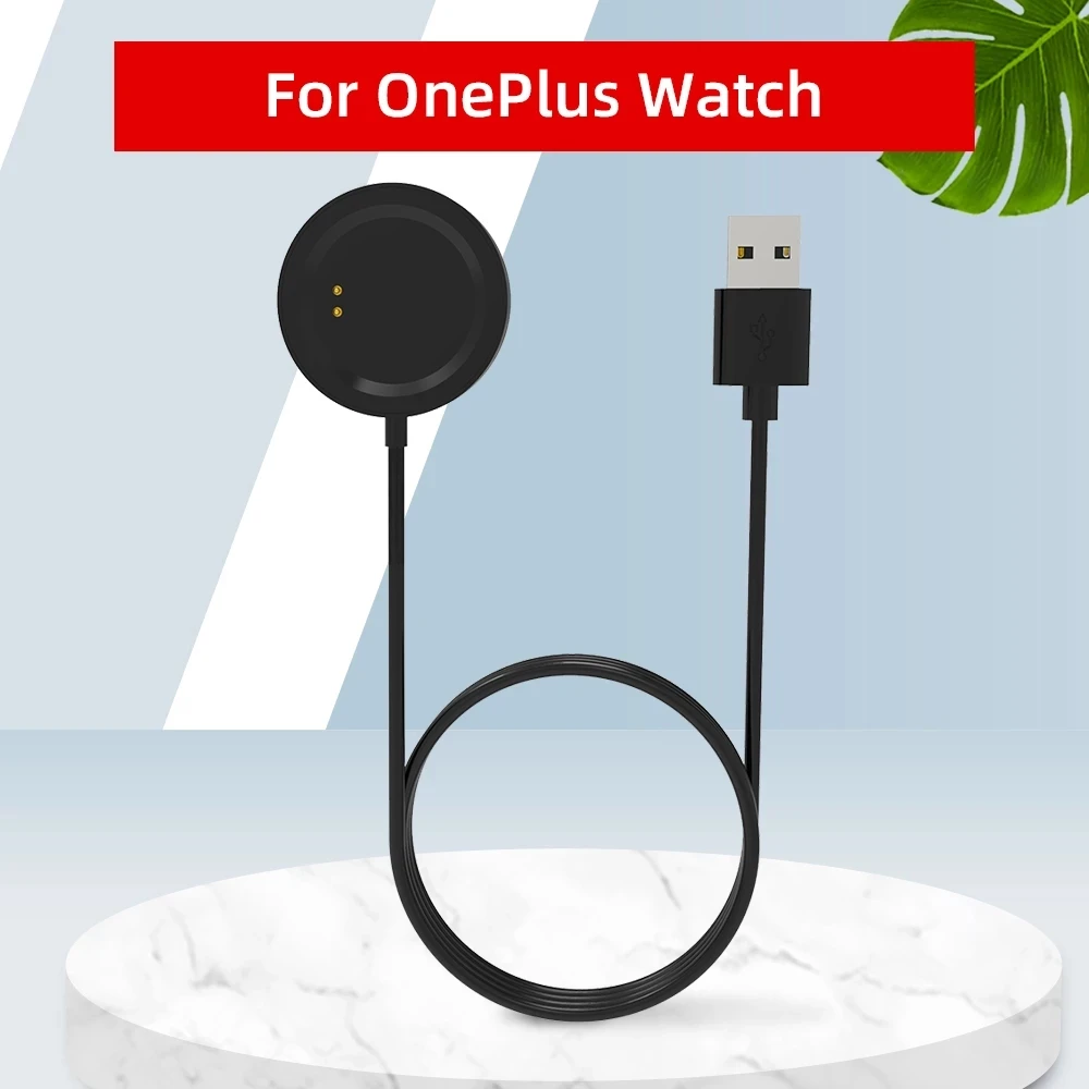 Smartwatch Dock Charger Adapter USB Fast Charging Cable for Oneplus Watch Sport Smart Wristwatch One Plus Charge Accessories | Наручные