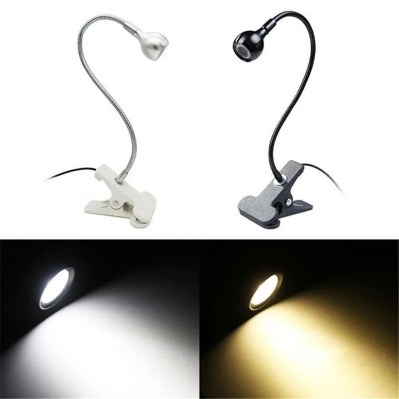 USB Перезаряжаемые светодиодный стол настольная лампа Гибкая защита глаз зажим