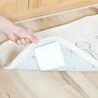 Набор из 4 самоклеящихся Противоскользящих наклеек для коврика, двусторонние прочные вискозные наклейки на пол для ванной, аксессуары для ванной комнаты