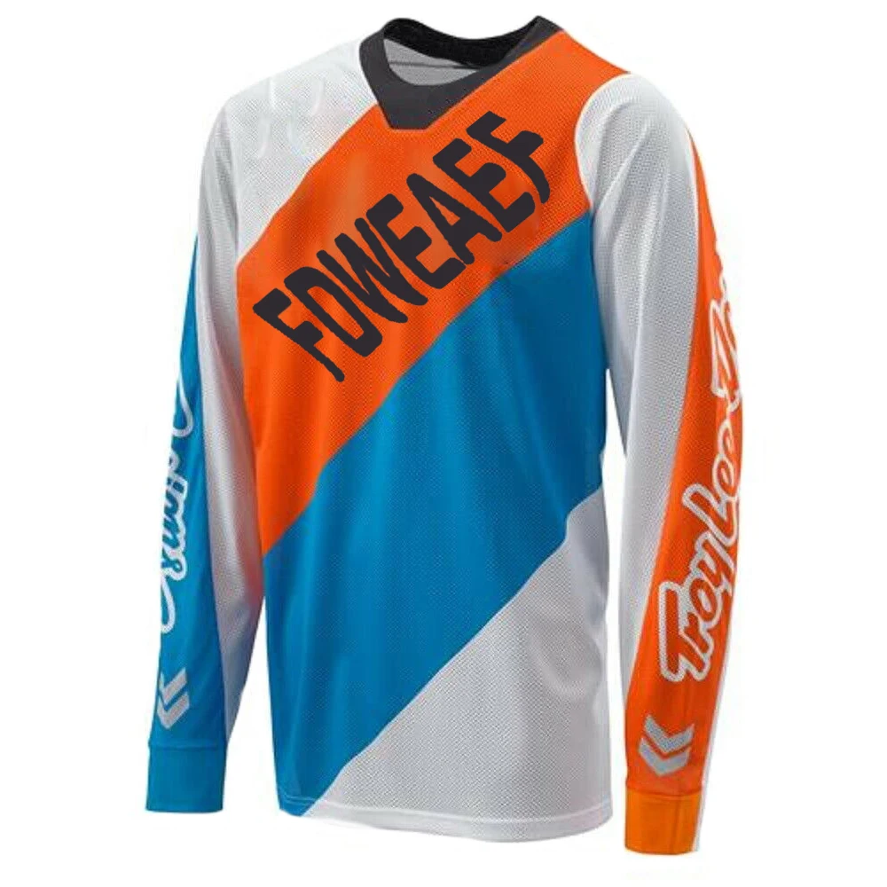 

2021 NEW Motorcycle Jerseys Moto XC Motorcycle Mountain Bike FDWEAEF Motocross Jersey XC BMX DH MTB T Shirt Clothes