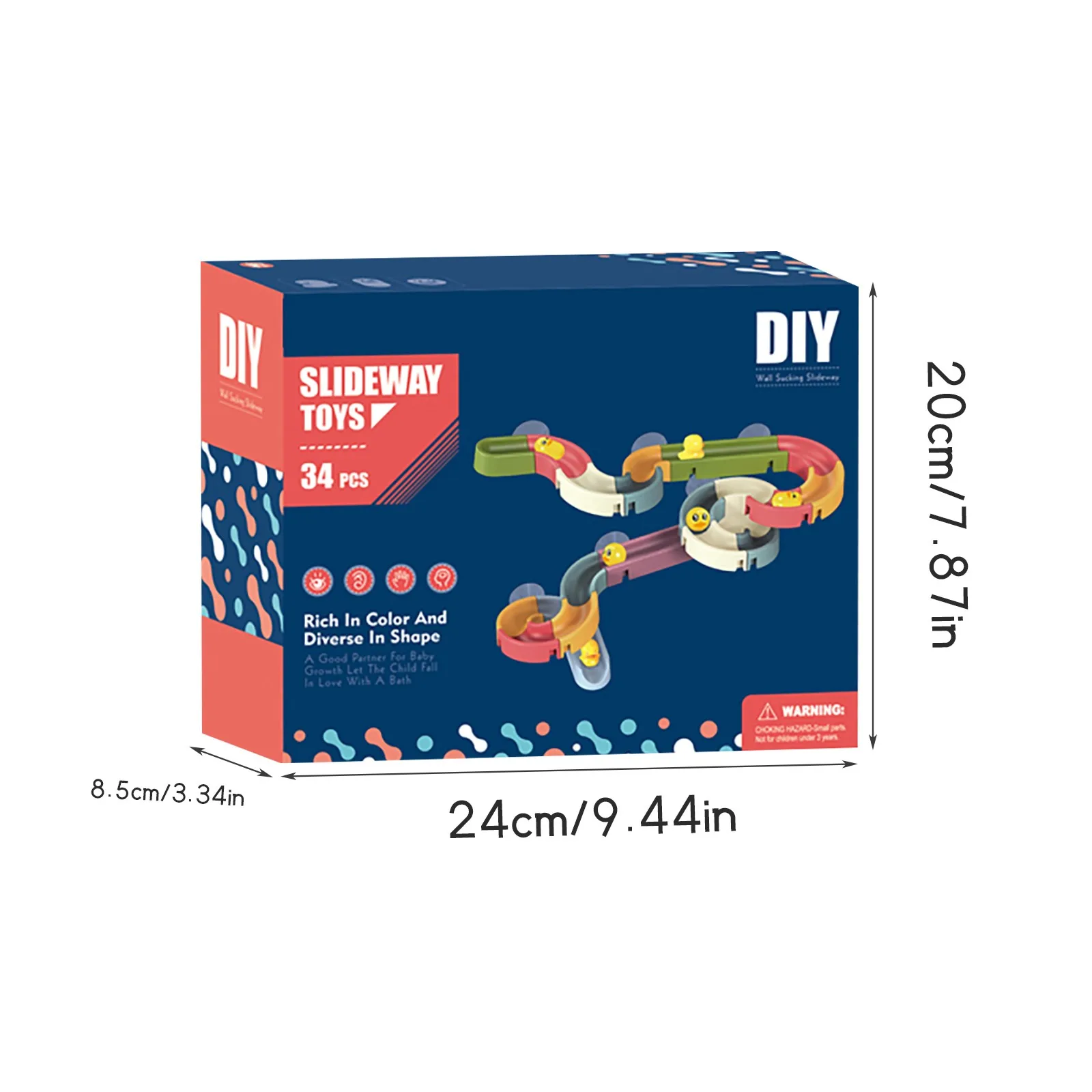 

Fidget Toys Diy Slide Indoor Waterfalls Track Stick To Wall Bathtub Toy Gifts Play Water Games Tool Bathroom Swimming Water Toys