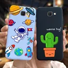 Чехол для Samsung J7 Prime, милый тонкий чехол с изображением кактуса, астронавта, конфет для Samsung Galaxy J7 Prime G610F J7Prime 2, мягкие чехлы