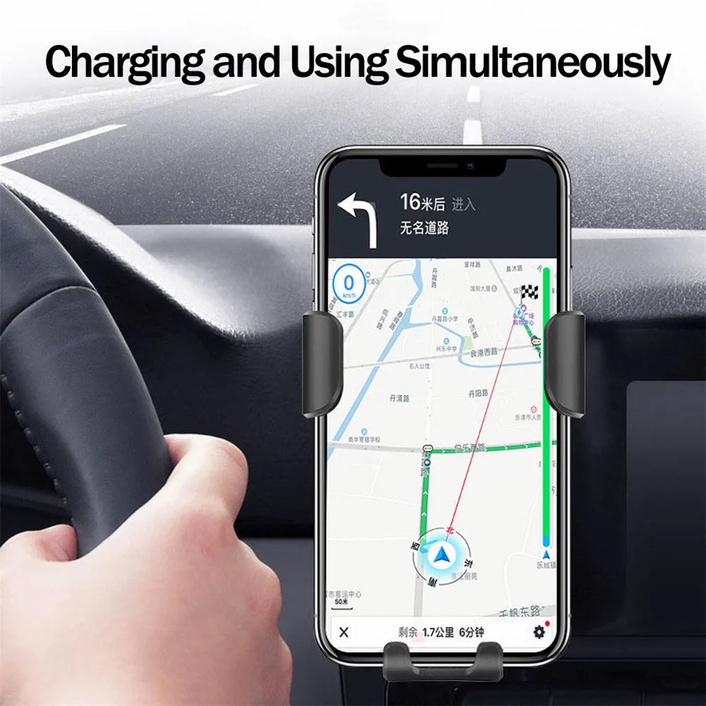 10w wireless fast car charger air vent mount phone holder for iphone xs max samsung s9 xiaomi mix 2s huawei mate 20 pro 20 rs free global shipping