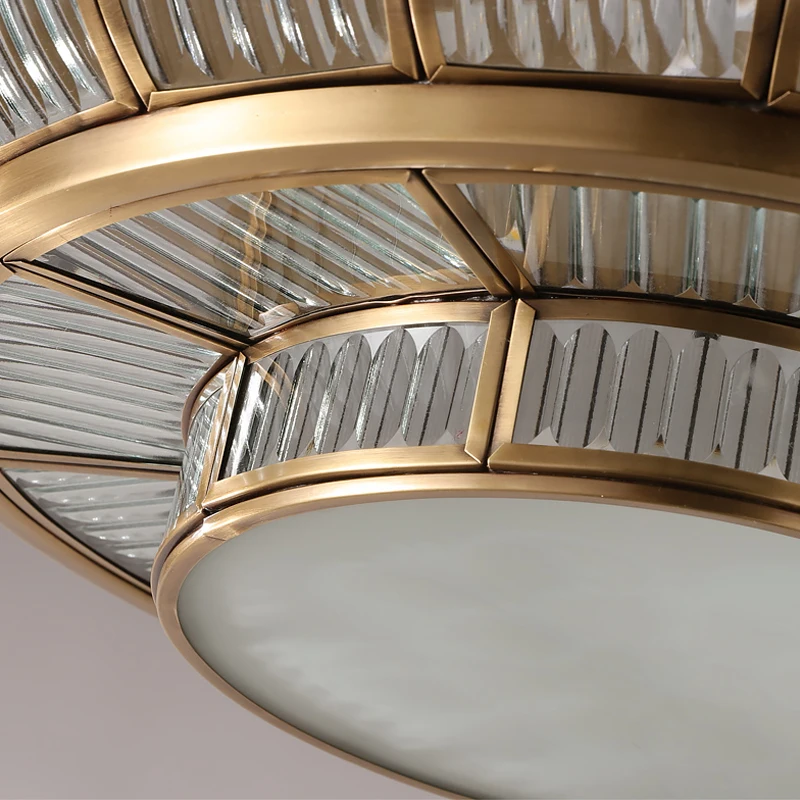 

FKL Modern Crystal Round Gold Chandelier Lighting LED Lamp Living Lusters Room Bedroom Decor Chandeliers Indoor Light Fixtures