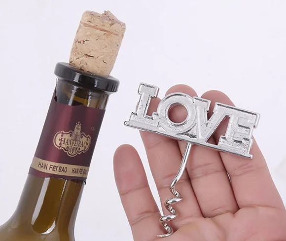 Штопор для вина Love (10 шт./лот) свадебный подарок девичника сувениров и украшения