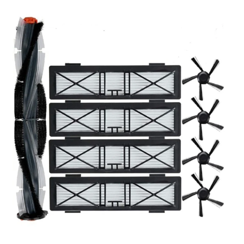 

TOP!-Replacement Parts for Neato D75 D80 D85 Connected D3 D4 D5 D6 D7 D Series 5-Arm Ing and Filters Spiral Combo Brush