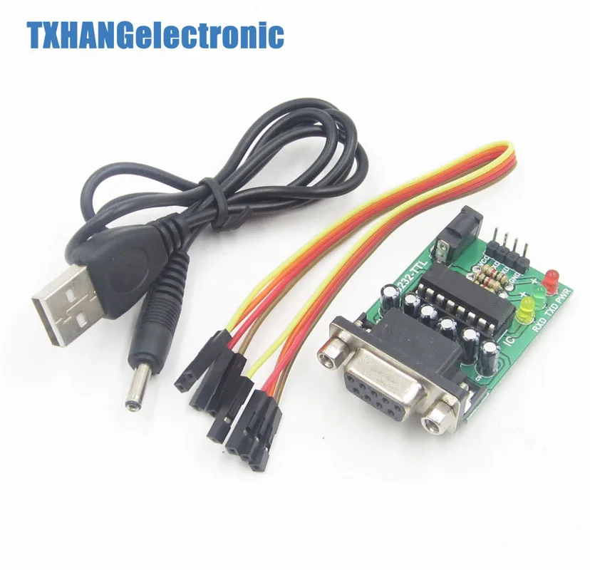 RS232 для ttl модуля преобразователя COM последовательная плата MAX232CPE чип передачи