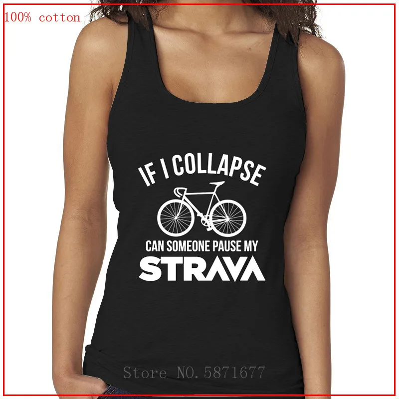 Если я рухну кто то может сделать паузу моя Страва Велоспорт белые майки топы