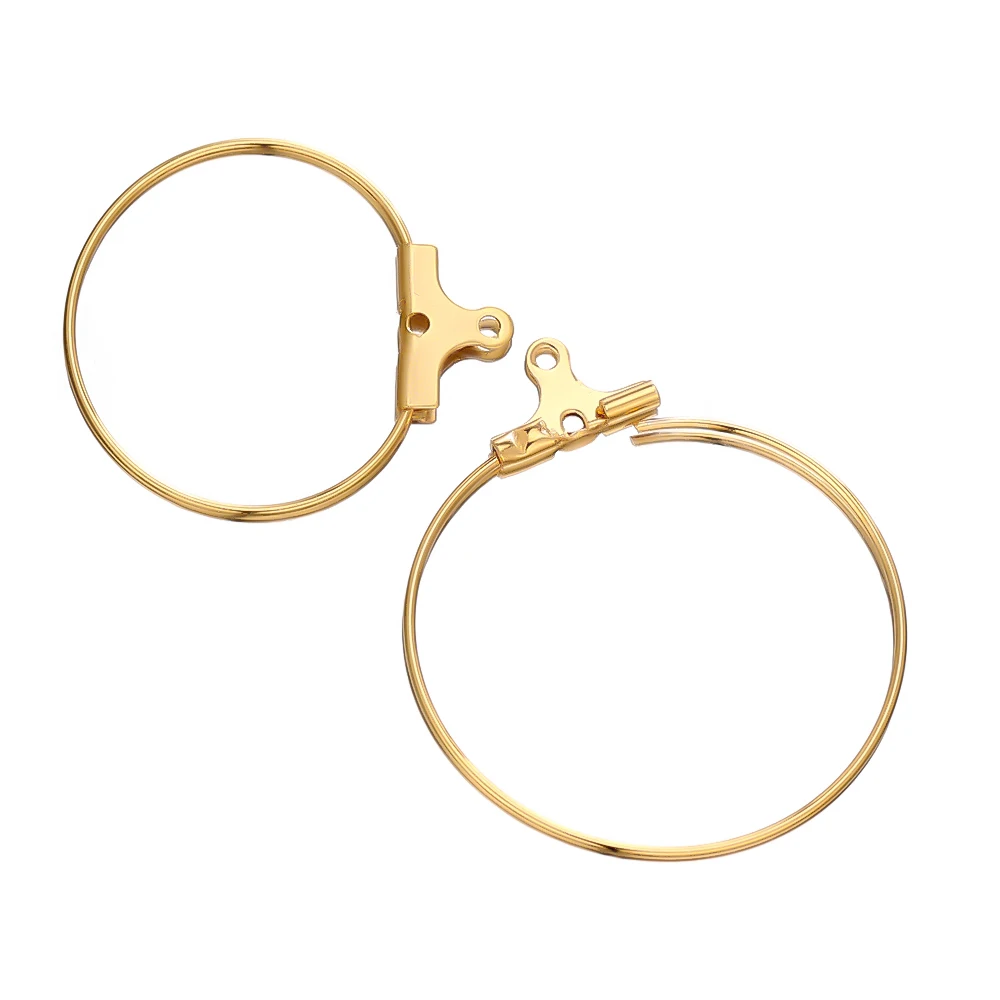 Semitree 20 шт. Ушная проволока из нержавеющей стали крючки для сережек коннектор