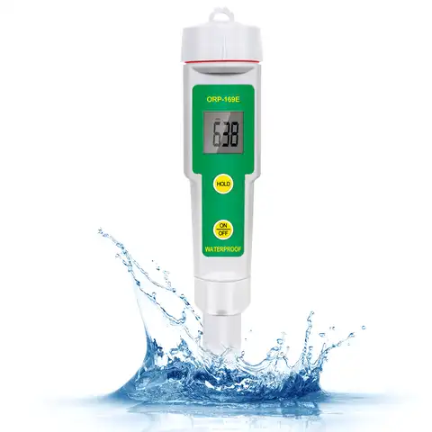 Редокс-Тестер Водонепроницаемый измеритель ОВП со сменным щупом, инструмент для тестирования качества воды ОВП, потенциальный анализатор ...