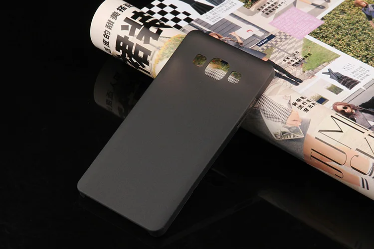 Отличная цена тонкий матовый пластиковый полупрозрачный чехол для Samsung Galaxy A7 A7000