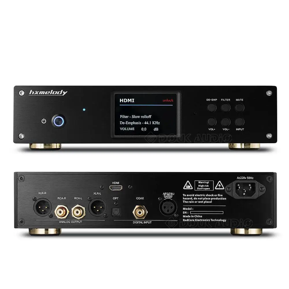 Nobsound HiFi полностью сбалансированный двойной PCM1792A DAC аудио декодер цифро-аналоговый преобразователь